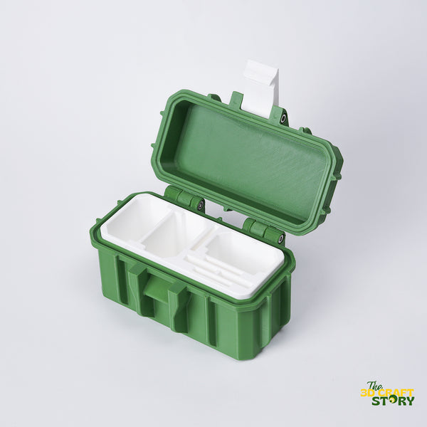 3D printed 3 camera battery and memory card case for photographers