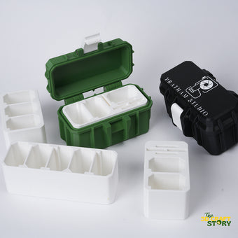 3 Camera Battery + Card Case | Sony / Canon / Nikon Camera Battery | Custom 3D Printed