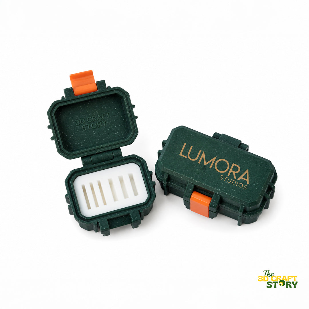Memory Card Case | 6 & 12 Slot | SD / Type-A / Type-B | Custom 3D Printed